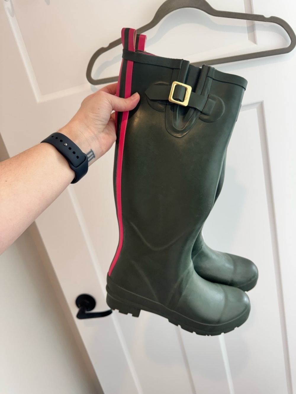 Joules Olive Green Rain Boot Sole